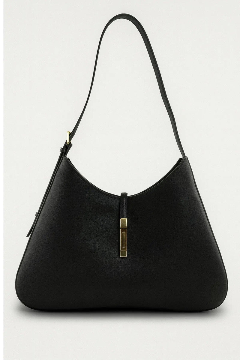 Siyah Gold Klipsli Kadın Çanta  Mısırlı 1951