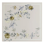 Açık Gri Gül Desenli İpek Eşarp  Mısırlı 1951