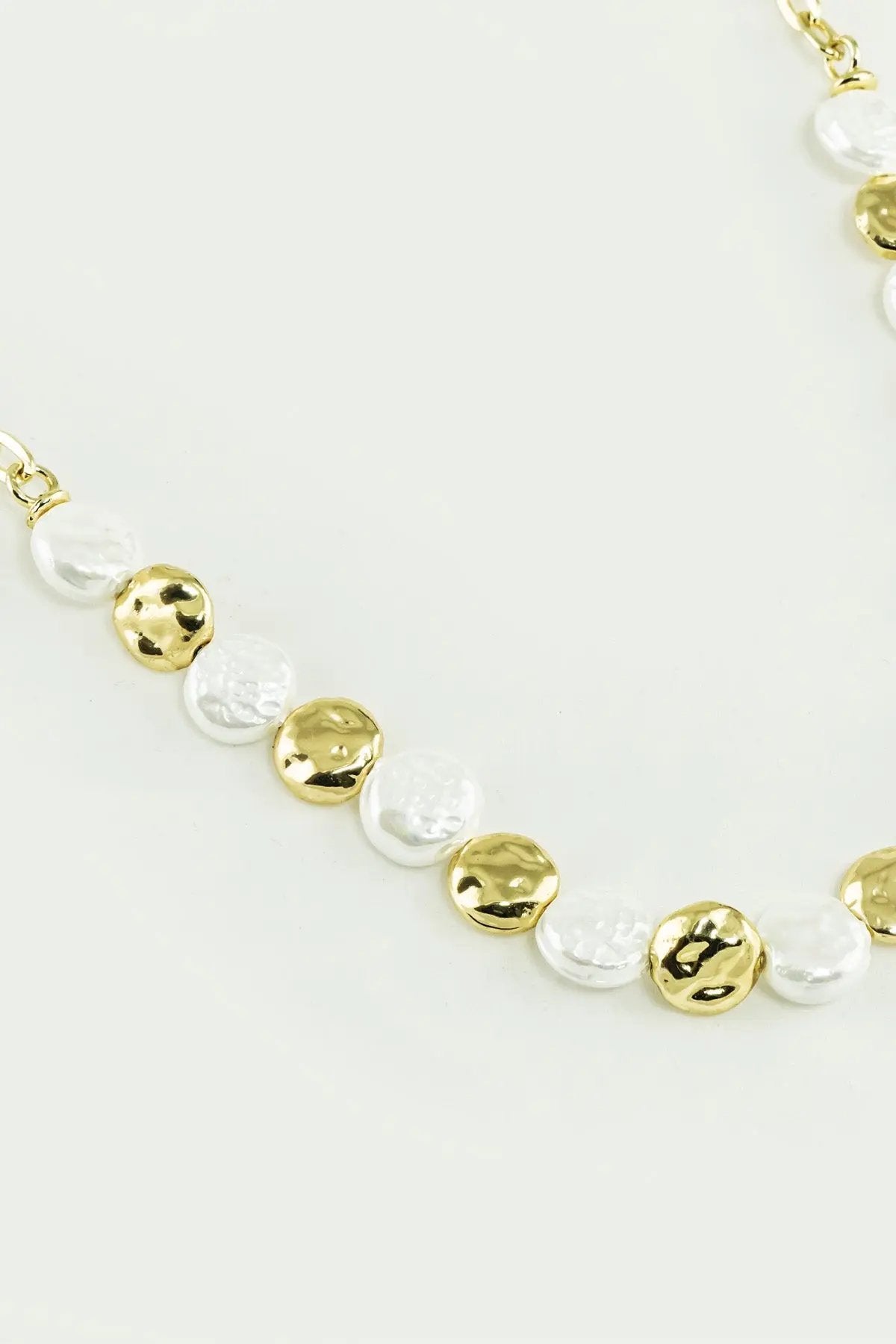 İnci ve Gold Materyalli Mix Kolye  Mısırlı 1951