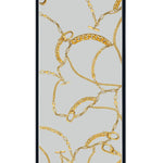 Gri Zincir Motifli İpek Şal  Mısırlı 1951