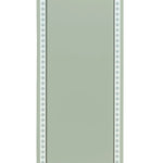 Açık Yeşil Kenarı Çiçek Desenli İpek Şal  Mısırlı 1951