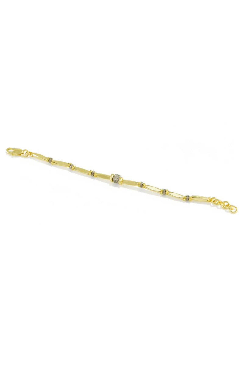 Gold Zirkon Taş Detaylı Bileklik  Mısırlı 1951