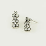 Kristal Taş Detaylı Salkım Küpe  Mısırlı 1951