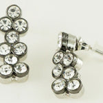 Kristal Taş Detaylı Salkım Küpe  Mısırlı 1951