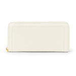 Ekru Fermuarlı Deri Kadın Cüzdan  Mısırlı 1951