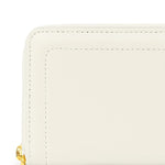 Ekru Fermuarlı Deri Kadın Cüzdan  Mısırlı 1951