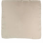 Ekru Kenarı Geometrik Desenli İpek Eşarp  Mısırlı 1951