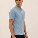 Açık Mavi Polo Yaka Triko Erkek T-Shirt  Mısırlı 1951