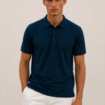 Lacivert Polo Yaka Triko Erkek T-Shirt  Mısırlı 1951