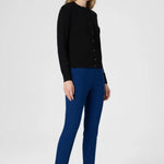 Lacivert Nervür Dikişli Cep Detaylı Kadın Pantolon  Mısırlı 1951