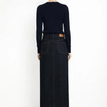 Lacivert Bisiklet Yaka Basic Kadın Kazak - Mısırlı 1951