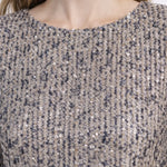 Leopar Desen Payetli Elbise  Mısırlı 1951