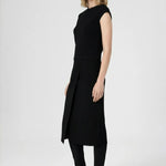 Siyah Yakası Desenli Crop Top  Mısırlı 1951