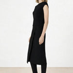 Siyah Yakası Desenli Crop Top - Mısırlı 1951