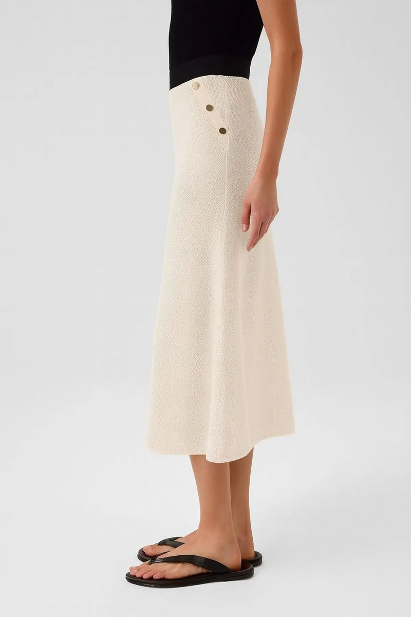 Ekru Fileli Midi Boy Etek  Mısırlı 1951