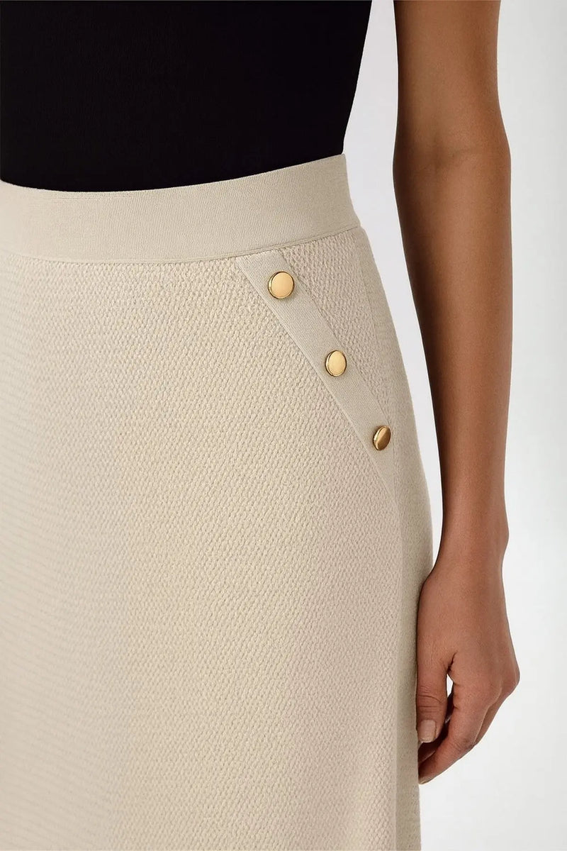 Açık Bej Fileli Midi Boy Etek  Mısırlı 1951