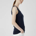 Lacivert Kalın Askılı Triko Kadın Atlet  Mısırlı 1951