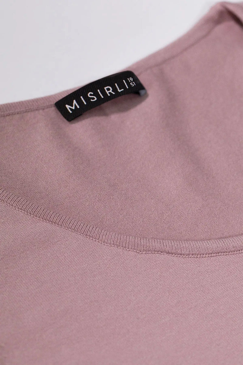 Gül Kurusu Kalın Askılı Triko Kadın Atlet  Mısırlı 1951