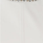 Ekru Yakası Taş İşlemeli Mini Elbise  Mısırlı 1951