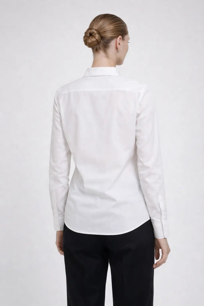 Ekru Cep Detaylı Kadın Gömlek  Mısırlı 1951