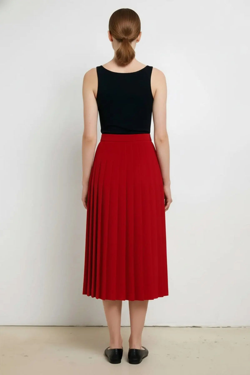 Kırmızı Pileli Etek  Mısırlı 1951