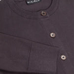 Acı Kahverengi Bisiklet Yaka Düğmeli Kadın Hırka  Mısırlı 1951