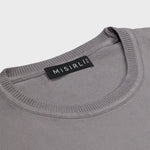 Gri Bisiklet Yaka Kadın Tişört  Mısırlı 1951