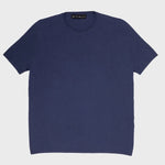 Lacivert Bisiklet Yaka Kadın Tişört  Mısırlı 1951