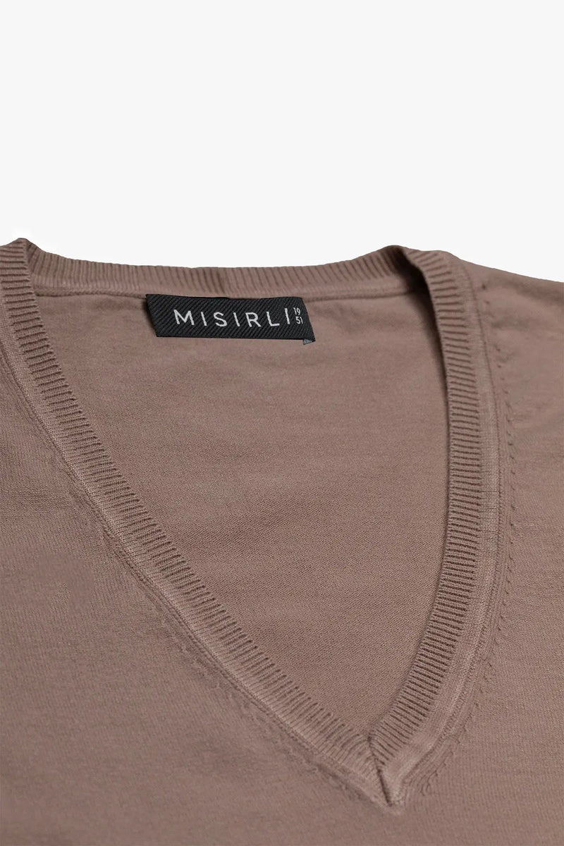 Camel V Yaka Kadın Tişört  Mısırlı 1951