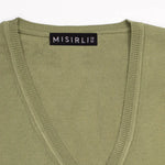 Yeşil V Yaka Kadın Tişört  Mısırlı 1951