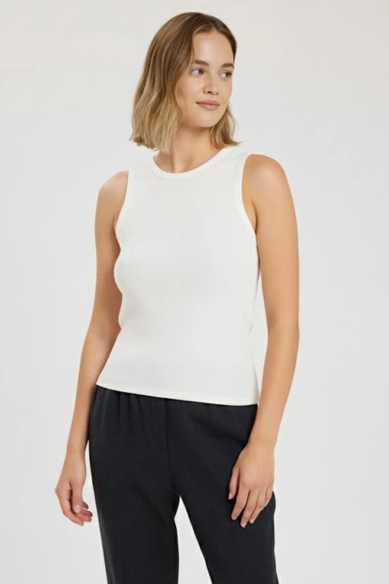 Ekru Bisiklet Yaka Fitilli Kadın Atlet  Mısırlı 1951