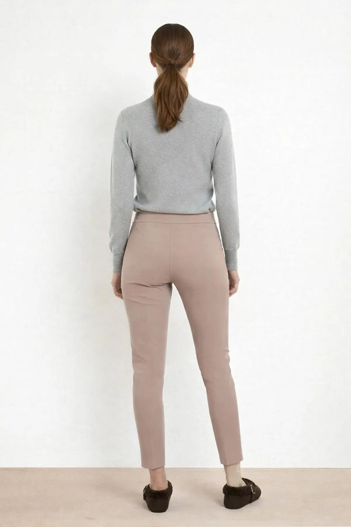 Camel Nervür Dikişli Kadın Pantolon - Mısırlı 1951