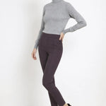 Acı Kahve Nervür Dikişli Kadın Pantolon - Mısırlı 1951