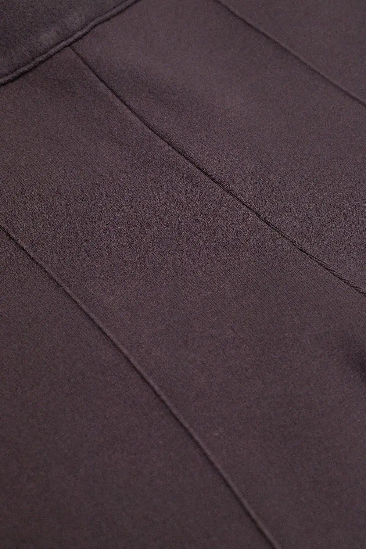 Acı Kahve Nervür Dikişli Kadın Pantolon - Mısırlı 1951