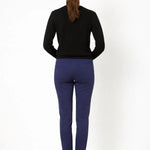 Lacivert Nervür Dikişli Kadın Pantolon  Mısırlı 1951