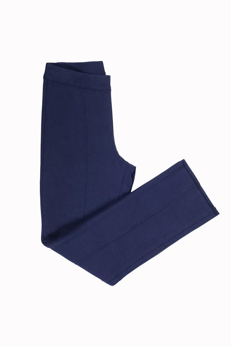 Lacivert Nervür Dikişli Kadın Pantolon  Mısırlı 1951