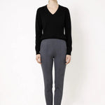 Koyu Gri Nervür Dikişli Kadın Pantolon - Mısırlı 1951