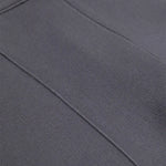 Koyu Gri Nervür Dikişli Kadın Pantolon - Mısırlı 1951