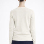 Ekru Bisiklet Yaka Kadın Kazak  Mısırlı 1951