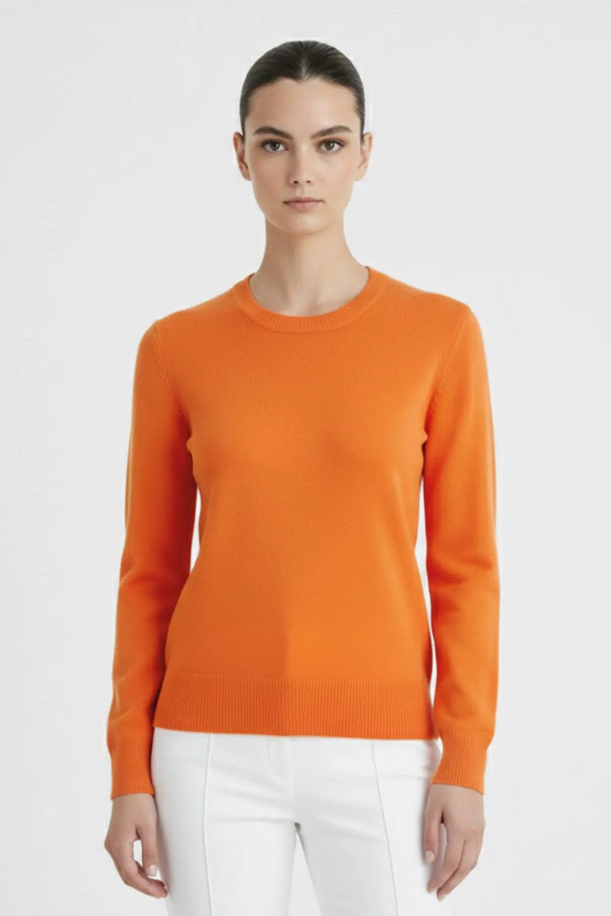 Oranj Bisiklet Yaka Kadın Kazak  Mısırlı 1951