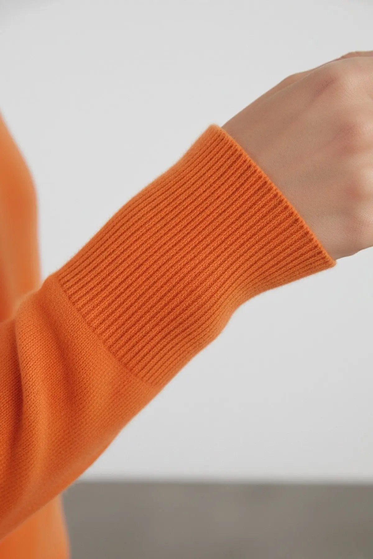 Oranj Bisiklet Yaka Kadın Kazak  Mısırlı 1951