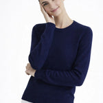 Lacivert Bisiklet Yaka Kadın Kazak  Mısırlı 1951