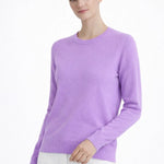 Eflatun Bisiklet Yaka Kadın Kazak  Mısırlı 1951