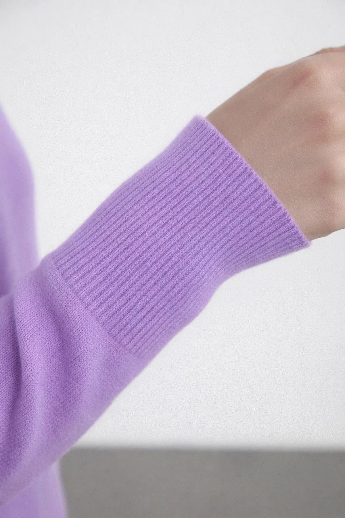 Eflatun Bisiklet Yaka Kadın Kazak  Mısırlı 1951