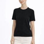 Siyah Yuvarlak Yaka Kadın Kazak  Mısırlı 1951