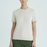 Ekru Yuvarlak Yaka Kadın Kazak  Mısırlı 1951