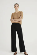 Siyah Yüksek Bel Kadın Pantolon
