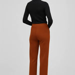 Kiremit Yüksek Bel Kadın Pantolon  Mısırlı 1951