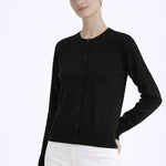 Siyah Bisiklet Yaka Kadın Hırka  Mısırlı 1951