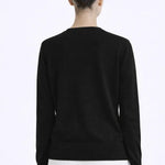 Siyah Bisiklet Yaka Kadın Hırka  Mısırlı 1951